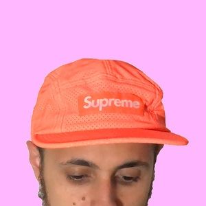 Supreme Orange Reflective 5 Panel